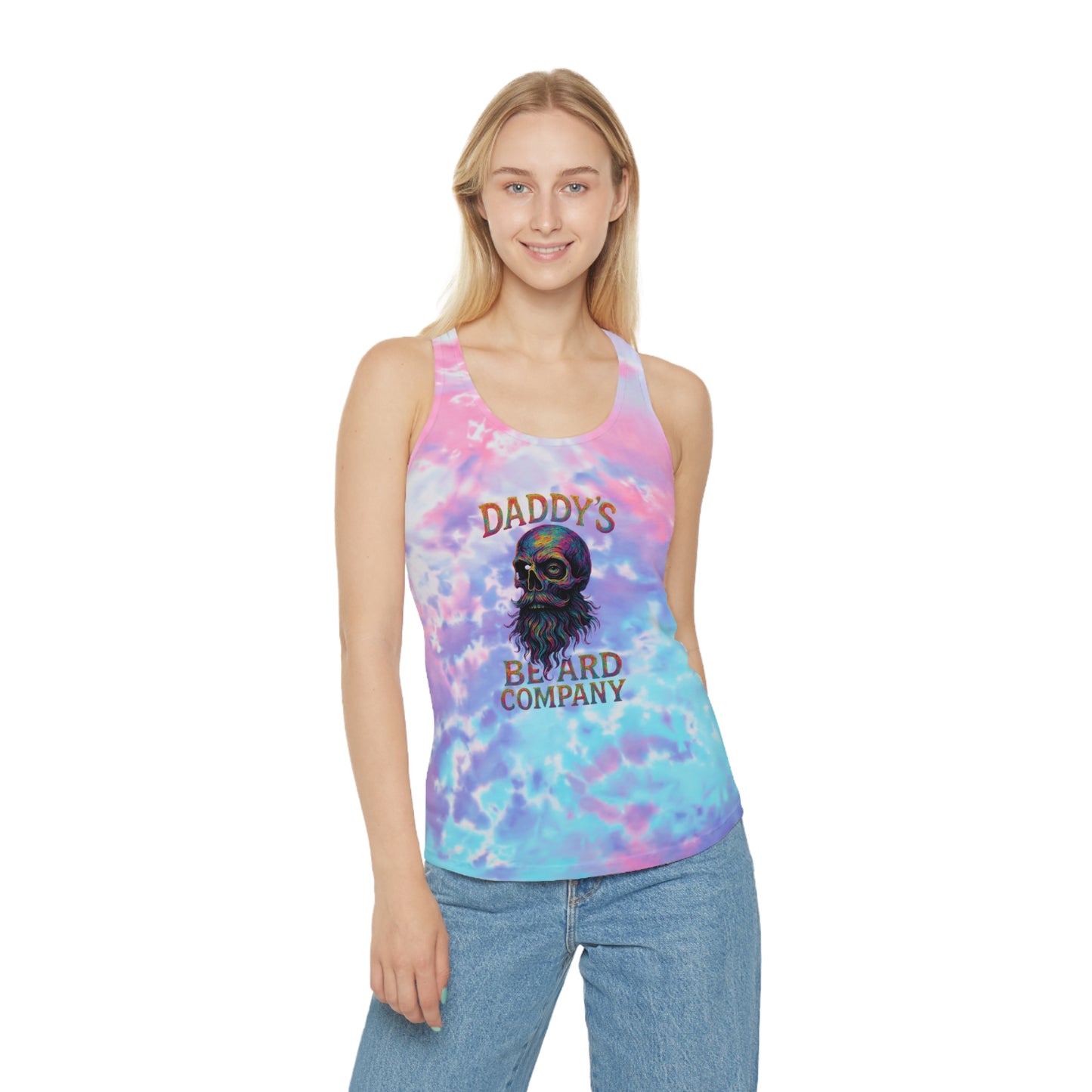 Trippy Skull Drop: Racer Tank Edition