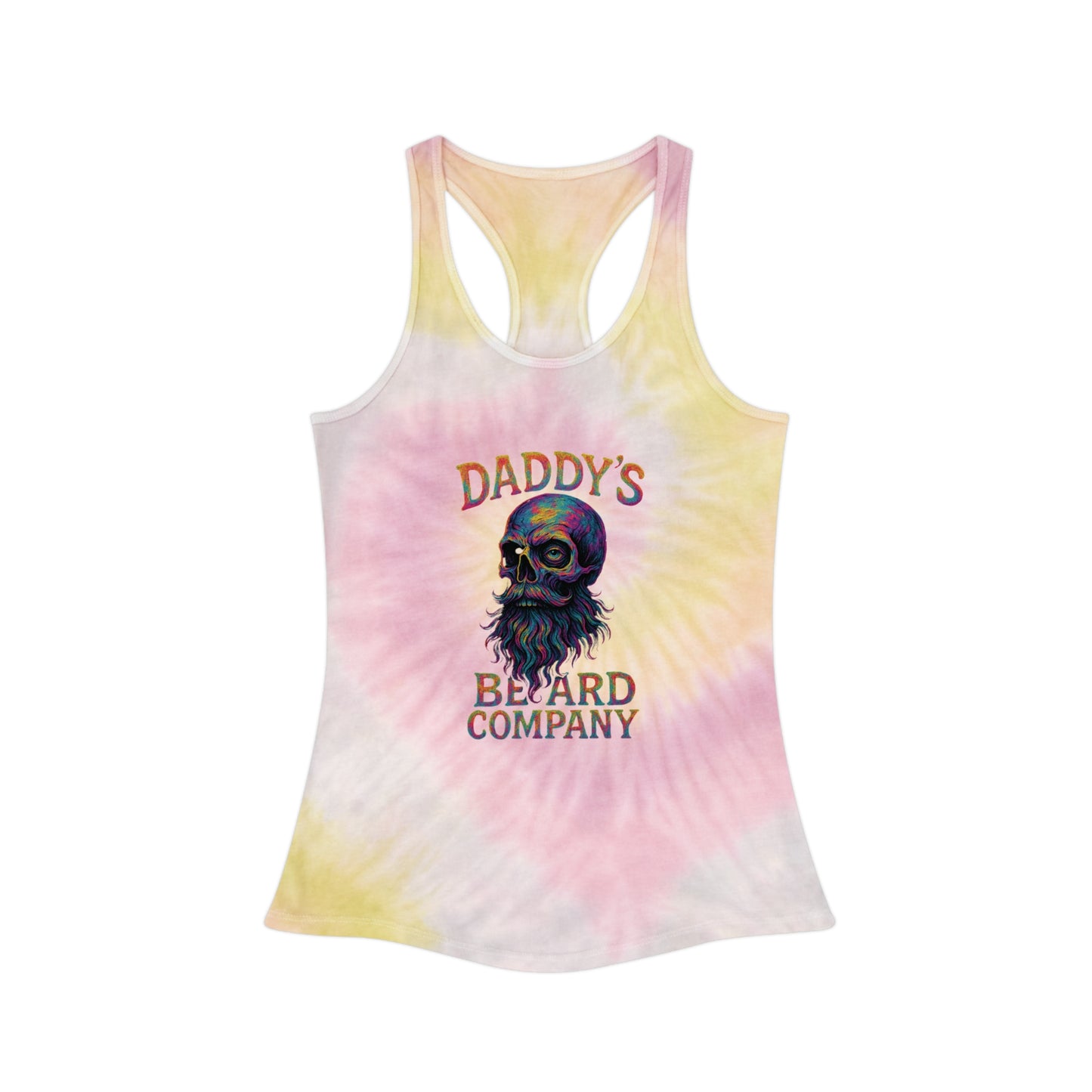 Trippy Skull Drop: Racer Tank Edition