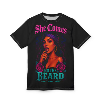 She Comes For The Beard Tee, Fun Graphic Shirt for Men, Unique Gift for Father's Day, Casual Wear, Statement T-Shirt, Perfect for BBQs [...]