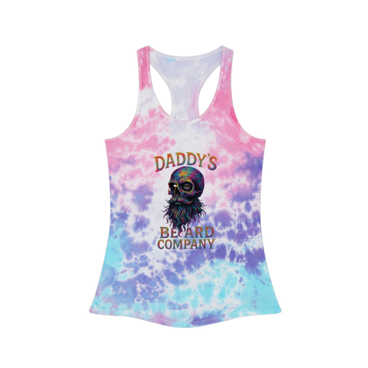 Trippy Skull Drop: Racer Tank Edition